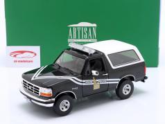 Ford Bronco Idaho State Police 1996 黒 / 白 1:18 Greenlight