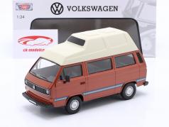 Volkswagen VW T3 (Type 2) Camper reddish brown metallic 1:24 MotorMax