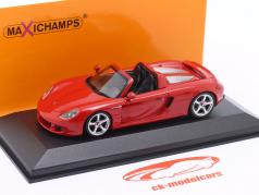 Porsche Carrera GT Anno di costruzione 2003 rosso 1:43 Minichamps