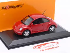 Volkswagen VW New Beetle (Type 9C) year 1998 red 1:43 Minichamps