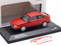 Audi S2 Coupe 建设年份 1992 红色的 1:43 Solido