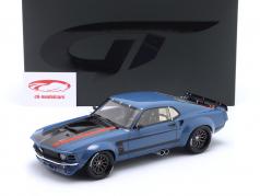 Ford Mustang 1970 by Ruffian Cars 2021 blue 1:18 GT-Spirit