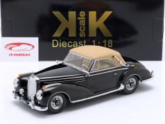 Mercedes-Benz 300 SC コンバーチブル (W188) Softtop 1957 黒 1:18 KK-Scale