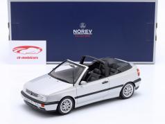 Volkswagen VW Golf III convertible Année de construction 1995 argent 1:18 Norev