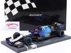 G. Russell Williams FW43B #63 2º Belga GP Fórmula 1 2021 1:18 Minichamps