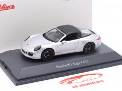 Porsche 911 (991) Targa 4 GTS argento metallico 1:43 Schuco
