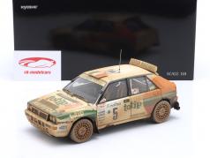 Lancia Delta HF Integrale #5 Rally Monte Carlo 1993 Dirty Version 1:18 Kyosho