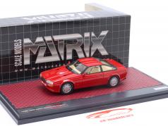 Aston Martin V8 Zagato Anno di costruzione 1988 rosso 1:43 Matrix