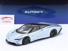 McLaren Speedtail Baujahr 2020 frozen blue 1:18 AUTOart