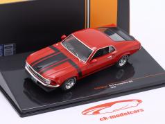 Ford Mustang Boss 302 Год постройки 1970 красный / черный 1:43 Ixo