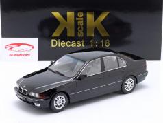 BMW 528i (E39) リムジン 建設年 1995 黒 メタリックな 1:18 KK-Scale