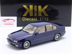 BMW 540i (E39) limousine Année de construction 1995 bleu métallique 1:18 KK-Scale