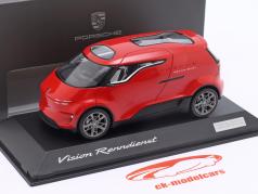 Porsche Vision service de course rouge / noir 1:43 Spark