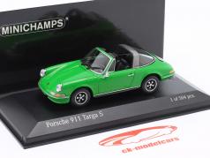 Porsche 911 Targa S 建设年份 1972 毒蛇绿 1:43 Minichamps