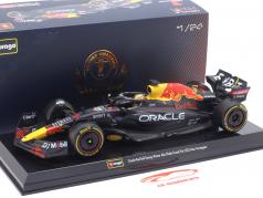 M. Verstappen Red Bull RB18 #1 gagnant Abu Dhabi GP formule 1 Champion du monde 2022 1:24 Bburago