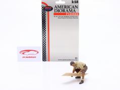 Mechanic Crew Offroad Camel Trophy figur #2 1:18 American Diorama