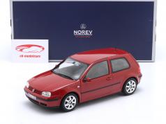 Volkswagen VW Golf MK4 ano de construção 2002 vermelho 1:18 Norev
