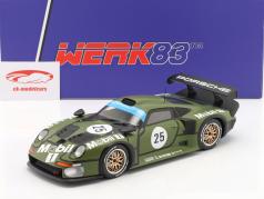 Porsche 911 GT1 #25 Prequalifying 24h LeMans 1996 Stuck, Wollek, Boutsen 1:18 WERK83