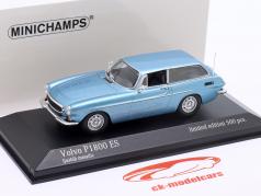 Volvo P1800 ES 建設年 1971 アイスブルー メタリックな 1:43 Minichamps