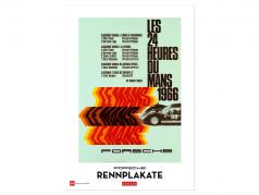 壁掛けカレンダー 2024 - Porsche レーシングポスター