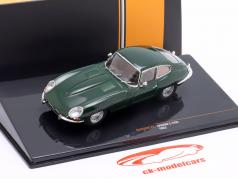 Jaguar E-Type 建設年 1963 濃い緑色 1:43 Ixo