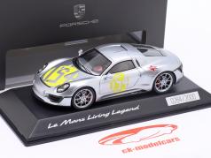 Porsche LeMans Living Legend #154 sølv 1:43 Spark