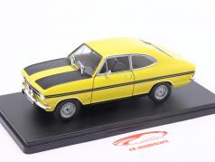 Opel Kadett B Rallye Baujahr 1970 gelb / schwarz 1:24 Hachette