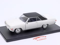 Opel Diplomat V8 Coupe Année de construction 1965 blanc / noir 1:24 Hachette