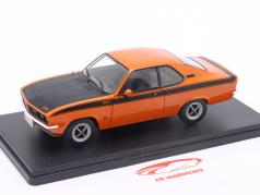 Opel Manta A GT/E ano de construção 1974 laranja / preto 1:24 Hachette