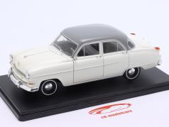 Opel Kapitän Год постройки 1954 белый / Серый 1:24 Hachette