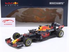 M. Verstappen Red Bull RB16 #33 ganhador México GP Fórmula 1 Campeão mundial 2021 1:18 Minichamps