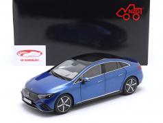 Mercedes-Benz EQE (V295) year 2022 spectral blue metallic 1:18 NZG