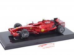 Kimi Räikkönen Ferrari F2007 #6 Fórmula 1 Campeão mundial 2007 1:24 Premium Collectibles