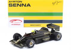 Ayrton Senna Lotus 97T #12 gagnant le Portugal GP formule 1 1985 1:18 Minichamps