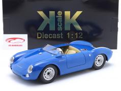 Porsche 550A Spyder Bouwjaar 1956 blauw / wit 1:12 KK-Scale