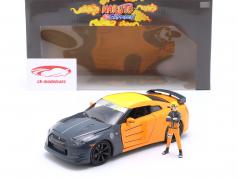 Nissan GT-R (R35) 漫画系列 Naruto (2007-2017) 和 数字 1:24 Jada Toys