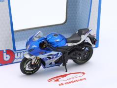 Suzuki GSX-R1000 R Bouwjaar 2021 blauw / zilver 1:18 Bburago