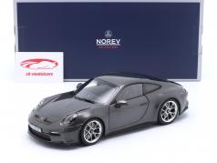 Porsche 911 (992) GT3 Touring 2021 アゲートグレー メタリックな 1:18 Norev
