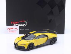 Bugatti Chiron Pur Sport amarelo / preto 1:18 TrueScale