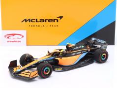 Lando Norris McLaren MCL36 #4 Bahreïn GP formule 1 2022 1:18 Minichamps