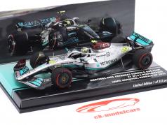 L. Hamilton Mercedes-AMG F1 W13 #44 3ro Baréin GP fórmula 1 2022 1:43 Minichamps