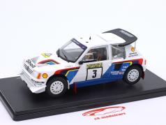 Peugeot 205 Turbo 16 E2 #3 ganador Rallye 1000 Lakes 1985 1:24 Altaya