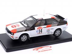 Audi Quattro #14 ganador Rallye sanremo 1981 Mouton, Pons 1:24 Altaya