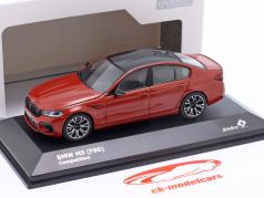 BMW M5 Competition (F90) year 2017 red metallic 1:43 Solido