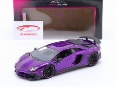 Pink Slips Lamborghini Aventador SV violet 1:24 Jada Toys