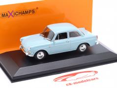 Volkswagen VW 1600 (Taper 3) Année de construction 1966 Bleu clair 1:43 Minichamps