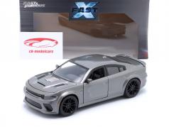 Dodge Charger SRT Hellcat 2021 Fast X (Fast & Furios 10) 灰色的 1:24 Jada Toys