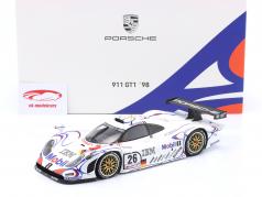 Porsche 911 GT1 #26 gagnant 24h LeMans 1998 McNish, Aiello, Ortelli 1:18 Spark
