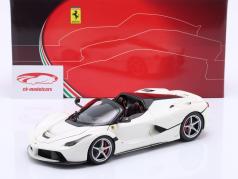 Ferrari LaFerrari Aperta Byggeår 2016 Italia hvid 1:18 BBR