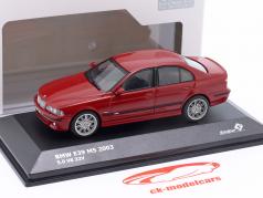 BMW M5 (E39) 建設年 2003 Imola 赤 1:43 Solido